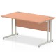 Rayleigh Cantilever 800mm Deep Straight Office Desk